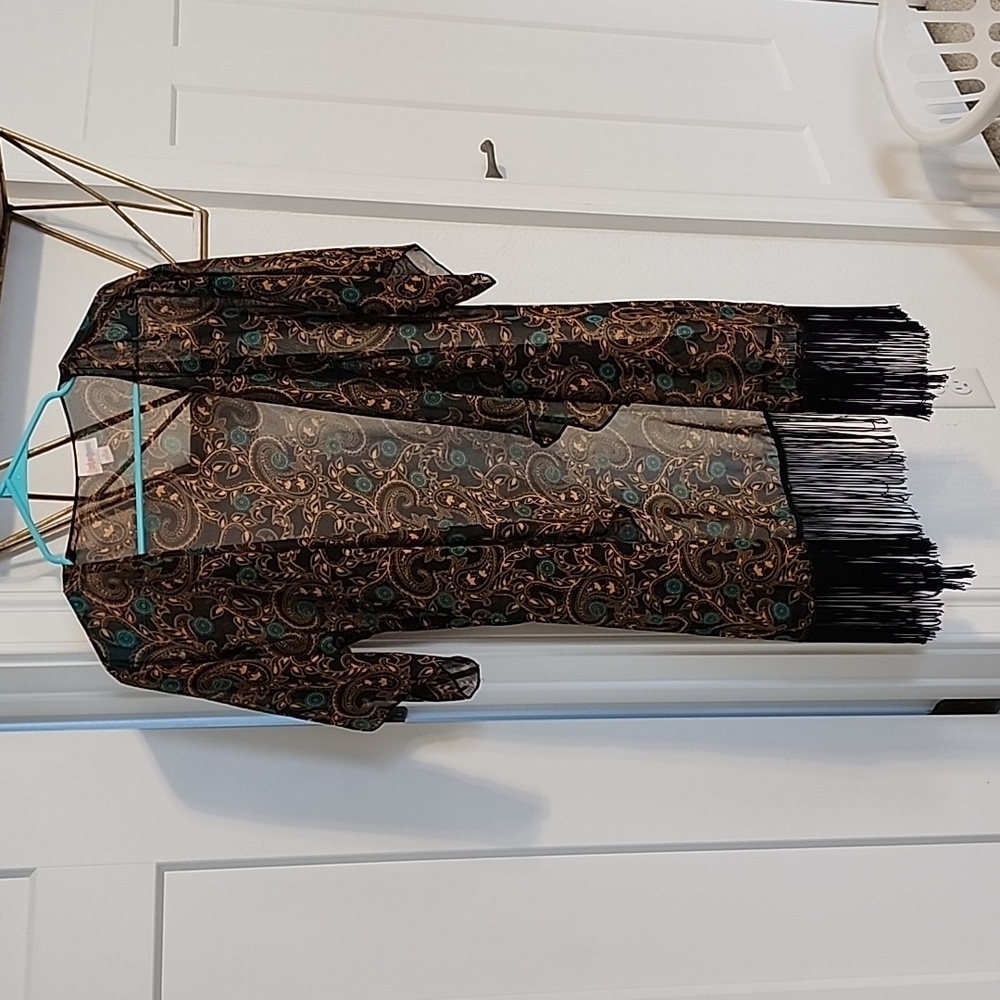 Kimono style with fringe